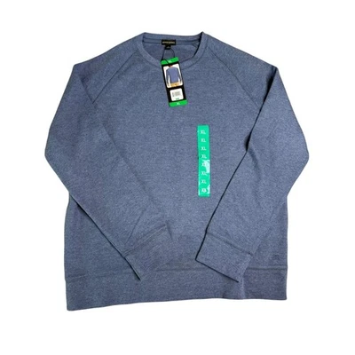 Nueva Sudadera Top Banana Republic Para Hombres XL Azul Manga Larga Cuello Redondo Foto 1 de 4