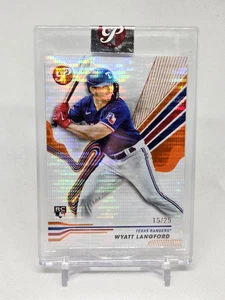 2024 Topps Prístino - Refractores Naranja Prístino Wyatt Langford RC 15/25 Rangers - Imagen 1 de 2