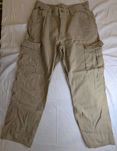 Carhartt FR Flame Resistant Cargo Pants Mens 34 32 Workwear Khaki Original Fit - Picture 1 of 10