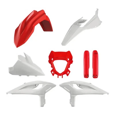 Kit de plástico Polisport MX para Beta RR X-Pro (2025-26) Motocross, rojo/blanco Foto 1 de 4