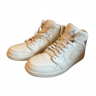Zapatillas Nike Air Jordan 1 Blanco Medio Gris Fresco Talla 13 *SIN PLANTILLAS  Foto 1 de 4