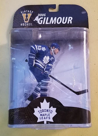 VINTAGE DOUG GILMORE MCFARLANE  NFL LEGENDS 7 FIGURE W/ BLUE JERSEY Cover