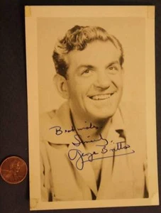 Folksinger South Pacific star George Britton signed / autographed photo VINTAGE- - Picture 1 of 1