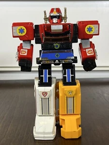 Figura de acción posable Power Rangers Bandai Megazord Lightspeed Rescue Robot 1999 - Imagen 1 de 7