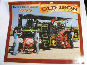 Tractors Calendar Old Iron 1999 Wall Calendar Farm Ranch - #9350-1 - Picture 1 of 2