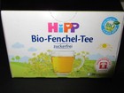 2 boxes HiPP Organic Fennel tea sugarfree 40 tea bags Made in Germany New