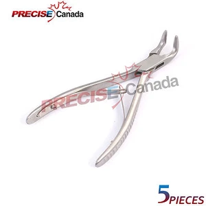 SET OF 5 BLUMENTHAL BONE RONGEUR 90 DEGREE 5.5" SURGICAL DENTAL INSTRUMENTS - Picture 1 of 2