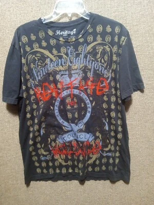 Camisa de manga corta Heritage Worldwide XL 1981 para hombre Foto 1 de 4