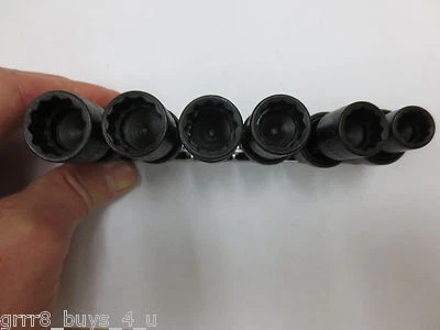 SK IS3806MU-12, 6 pc., 3/8" drive, Universal Joint Metric Socket Set-USA Made! - Image 1 of 4