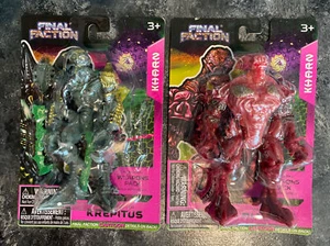 Final Faction Kharn Action Figures General Diabol & Bounty Hunter Krepitus 2 Pcs - Picture 1 of 4
