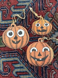 Vintage 1920s Beistle Halloween Johnny Pumpkin Head Lot Jack O Lantern Ephemera - Picture 1 of 7