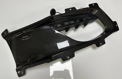 PARAGOLPES DELANTERO DE FIBRA DE CARBONO GENUINO LOTUS EVORA GT410 GT430 CONDUCTO DE REFRIGERACIÓN Y DRL Foto 1 de 4