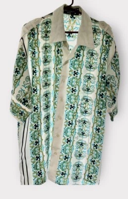 Royal Prestige PD MEN’S XL  Boho Bohemian VTG 90s Geometric Button Up - Image 1 of 4