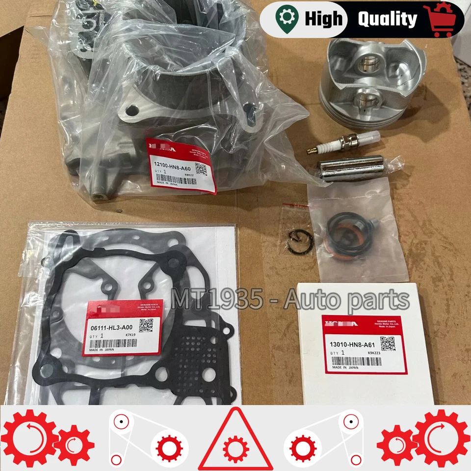 FOR HONDA 14-23 PIONEER SXS700 / 06-22 RINCON TRX680 TOP END KIT W/ CYLINDER - Image 1 of 4