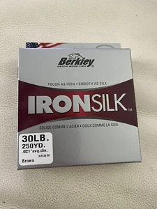 Berkley Ironsilk 30lb 250yrds. Brown - Picture 1 of 2
