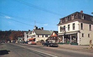 Postal del distrito comercial principal de Stowe Vermont - Imagen 1 de 2