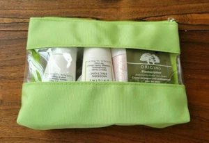 Origins 10 Pc. Set of Products To Include A Green & Clear Cosmetic Bag (NEW) - Picture 1 of 12