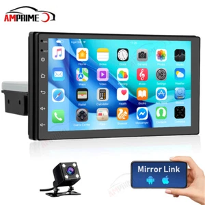 7'' Single 1Din Android 13 Autoradio Touchscreen GPS Navi Wifi BT FM MP5 +Kamera - Bild 1 von 19