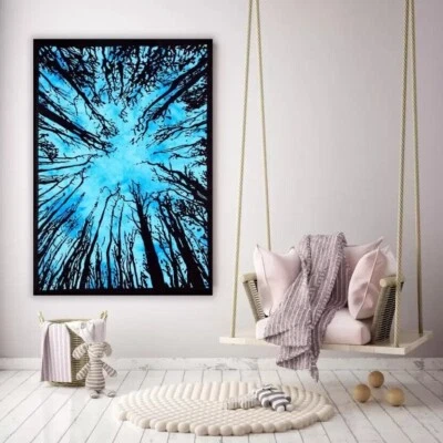Wall Hanging Gift Forest Tree Indian Mandala Hippie Floral Tapestry Poster Boho - Image 1 of 2