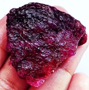 Piedras preciosas sueltas berilo rojo natural (bixbite) áspera 92,40 quilates certificado - Imagen 1 de 13
