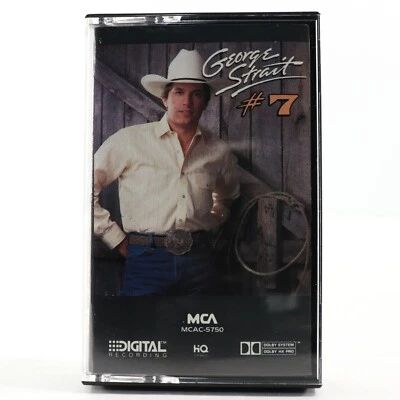 #7 by George Strait (Cassette Tape, 1986, MCA Records) MCAC-5750 Country TESTED - Image 1 of 4