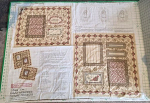 Vintage Family Memories Picture Project Fabric Panel Daisy Kingdom Memory Lane - Picture 1 of 6