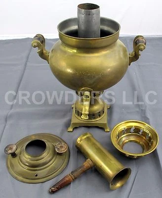 Cafeteira antiga 15" bronze turco Samavor Garanti Semaverler caldeira de água - Imagem 1 de 4