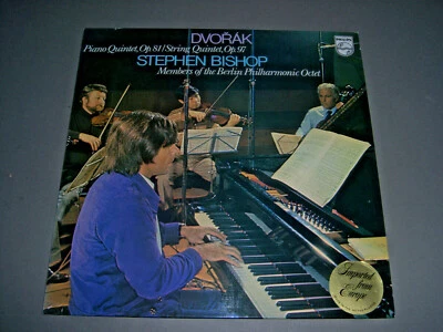 Stephen Bishop Dvorak Piano String Quintet 1973 Philips 650363 Stereo VG+ NM - Image 1 of 3