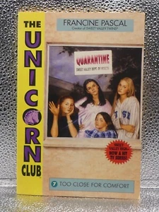 The Unicorn Club 7 Too Close For Comfort 1995 Alice Johansson First Printing PB - Picture 1 of 10
