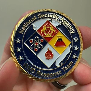 National Security Agency NSA - WMD Response Team Challenge Coin - Nuclear - Picture 1 of 6