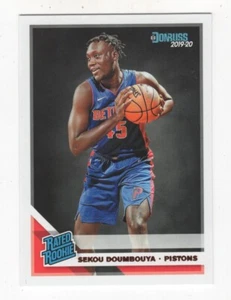 2019-20 DONRUSS BASKETBALL RATED ROOKIE SEKOU DOUMBOUYA DETROIT PISTONS #214 - Picture 1 of 11