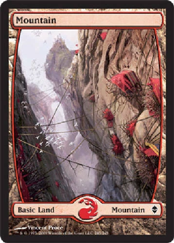 MOUNTAIN #245 X4 4 4X Zendikar MTG Magic the Gathering Cards DJMagic - Image 1 of 1