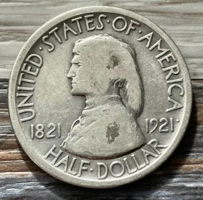 1922 Missouri Commemorative | Circ | Silver Half Dollar | Philadelphia - Image 1 of 2