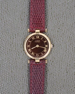 Cartier Must Vendome Vermeil Burgundy - Picture 1 of 5