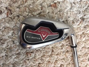 Callaway Big Bertha 6 Iron Single Steel Shaft Right Handed Golf Club Minty Grip - Picture 1 of 12