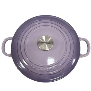Casseruola in ghisa smaltata Le Creuset Cocotte Rondo 22 cm 3,5 qt Bluebell viola - Foto 1 di 6