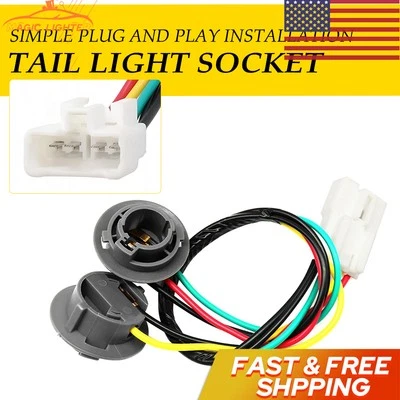 For 2009-2013 Kia Forte 92440-1M200 Tail Harness Light Lamp Socket Kit Taillight - Image 1 of 4