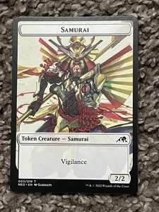 Samurai Token Kamigawa: Neon Dynasty MTG #3 Token - Picture 1 of 2