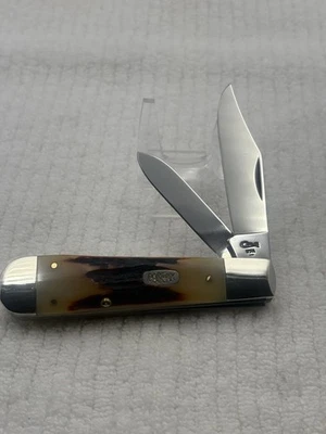 Case XX 3 Dot 1993-1999 R5299 1/2 SS 2 Blade Stag Pocket Knife (34) - Image 1 of 4