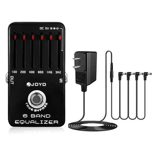 Ecualizador de pedal ecualizador de 6 bandas JOYO ±18dB pedal efecto guitarra con fuente de alimentación de 9V - Imagen 1 de 16