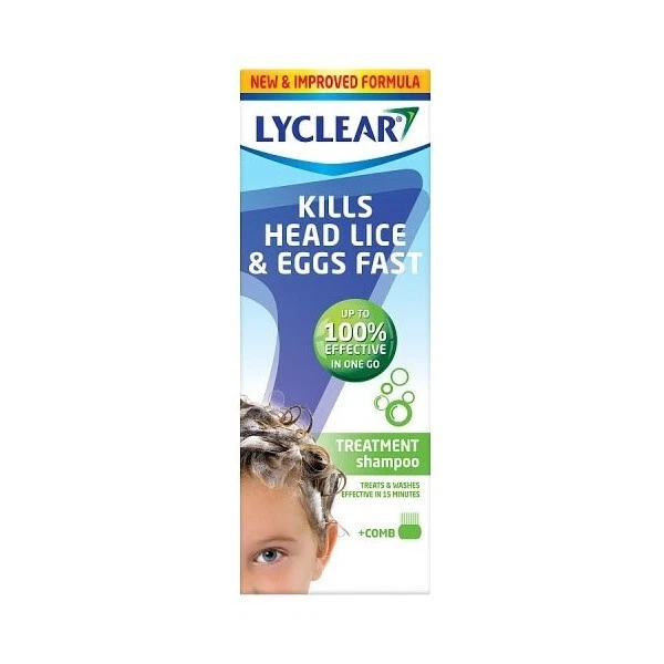 Lyclear treatment Shampoo with Comb 200ml - Image 1 of 1