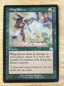 Wing Storm - Prophecy - MTG Magic - Uncommon - Green Sorcery - Picture 1 of 2