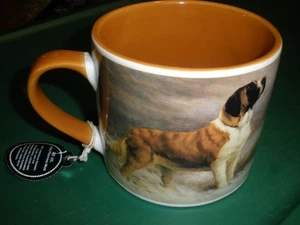 NUEVA Taza American Kennel Club 20 OZ Pintura Perro Marrón Blanco Perro - Imagen 1 de 4