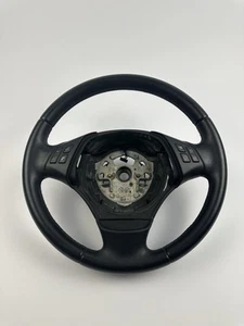 2011 BMW 328i E90 Black Leather Steering Wheel Buttons OEM - Picture 1 of 11