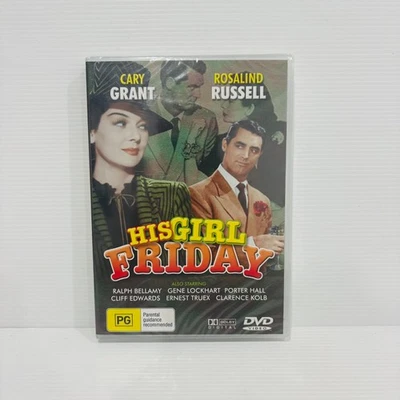 His Girl Friday - DVD 1940 Region 4 Brand New And Sealed + FREE POST - image 1 of 2