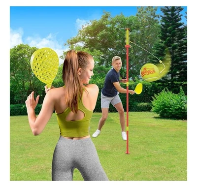Swingball Classic Original | Red and Yellow | Outdoor Activities | Traditional  - Image 1 of 4