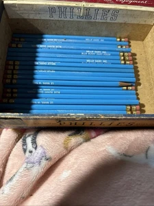 Vintage Konvolut 30 Gold Bond Delux Bleistifte. "Wells Dairy, Blue Bunny Dairy Foods" - Bild 1 von 10