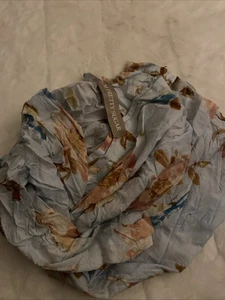 pflaume hübscher Zuckermantel Gr. 11/12 blau geblümt  - Bild 1 von 3