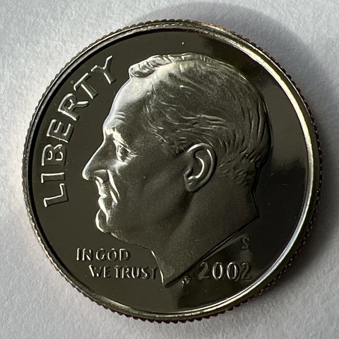 GEM PROOF 2002-S Roosevelt Dime San Francisco DEEP CAMEO 10c- Save on Multiple! Cover