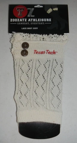 Texas Tech University TTU Red Raiders Lace Boot Cuff Leg Warmers by Zoozatz Cover